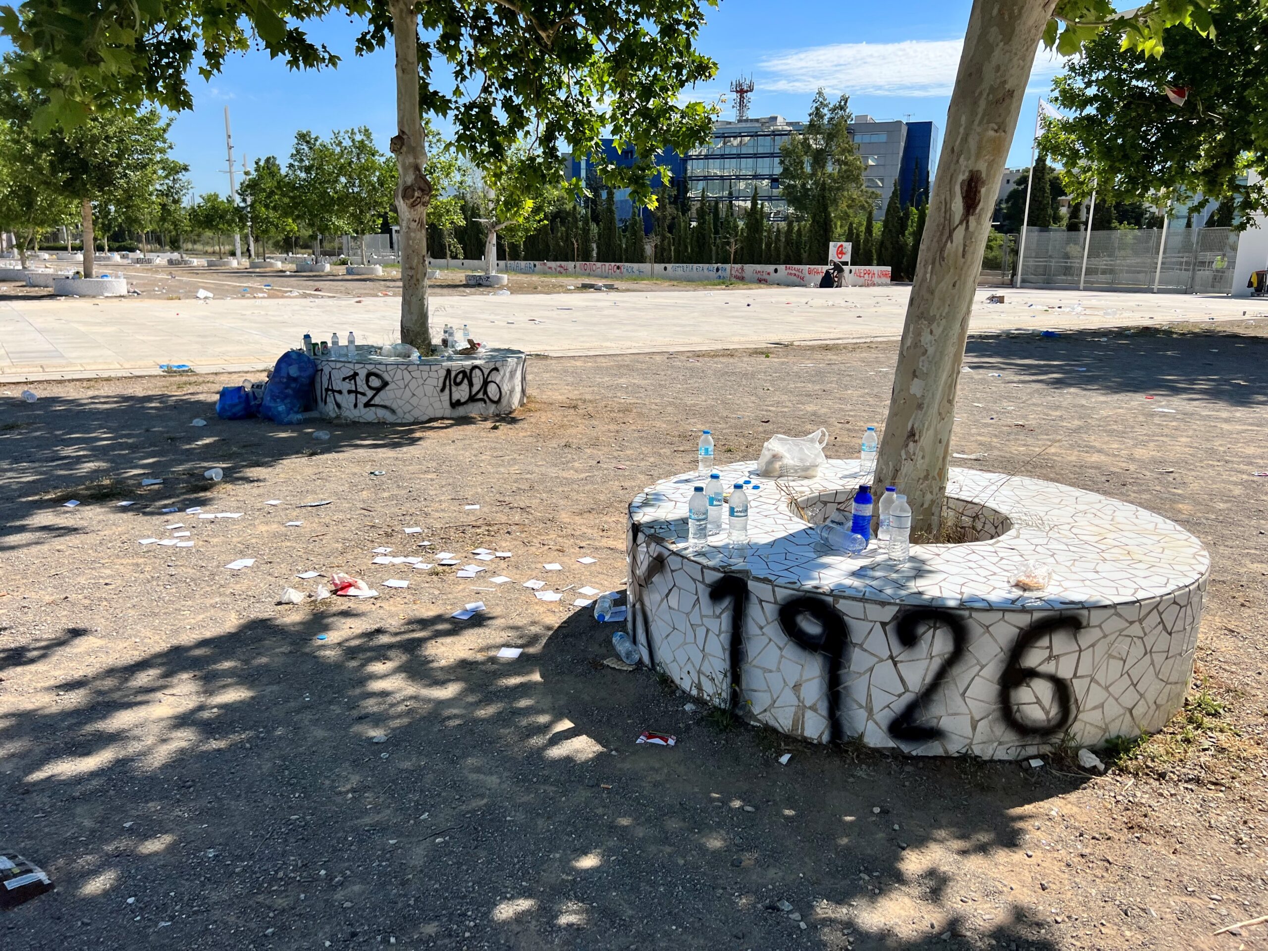 Διοίκηση ΟΑΚΑ: «Απέτυχε η ΕΠΟ, εκτεταμένες καταστροφές από τα θλιβερά επεισόδια» (φώτο)