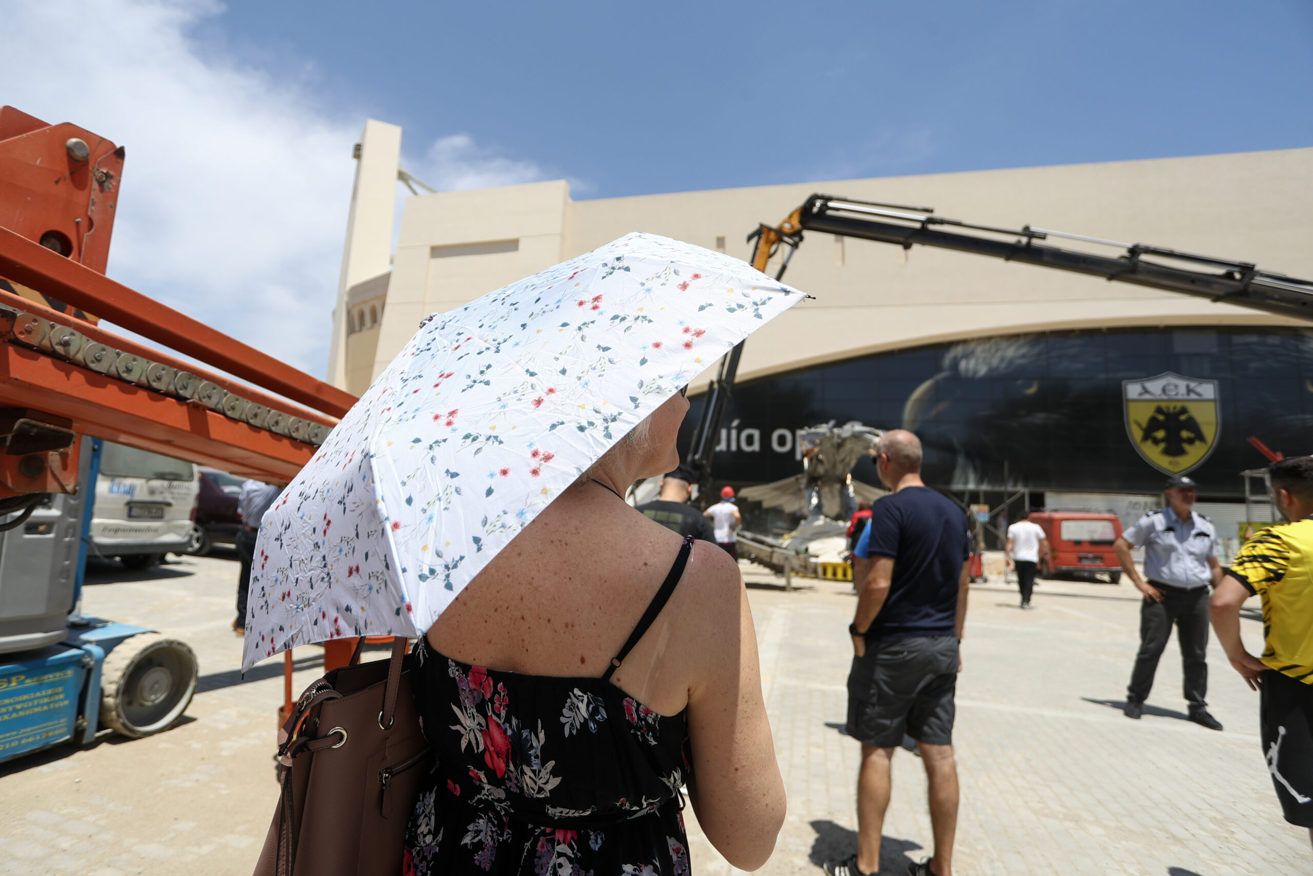 ΦΩΤΟρεπορτάζ από τη συναρμολόγηση του ατσάλινου αετού