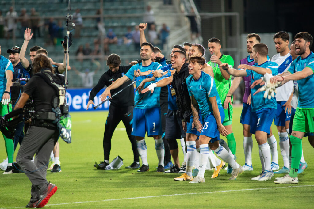 ΦΩΤΟρεπορτάζ με τους πανηγυρισμούς της Εθνικής ομάδας