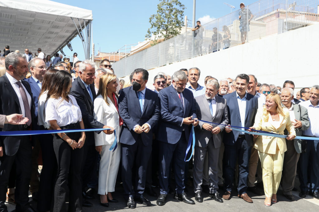 Παρουσία Μελισσανίδη τα εγκαίνια της υπογειοποίησης (ΦΩΤΟρεπορτάζ)