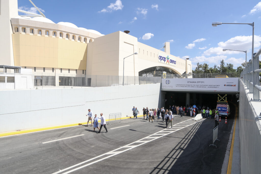 Παρουσία Μελισσανίδη τα εγκαίνια της υπογειοποίησης (ΦΩΤΟρεπορτάζ)