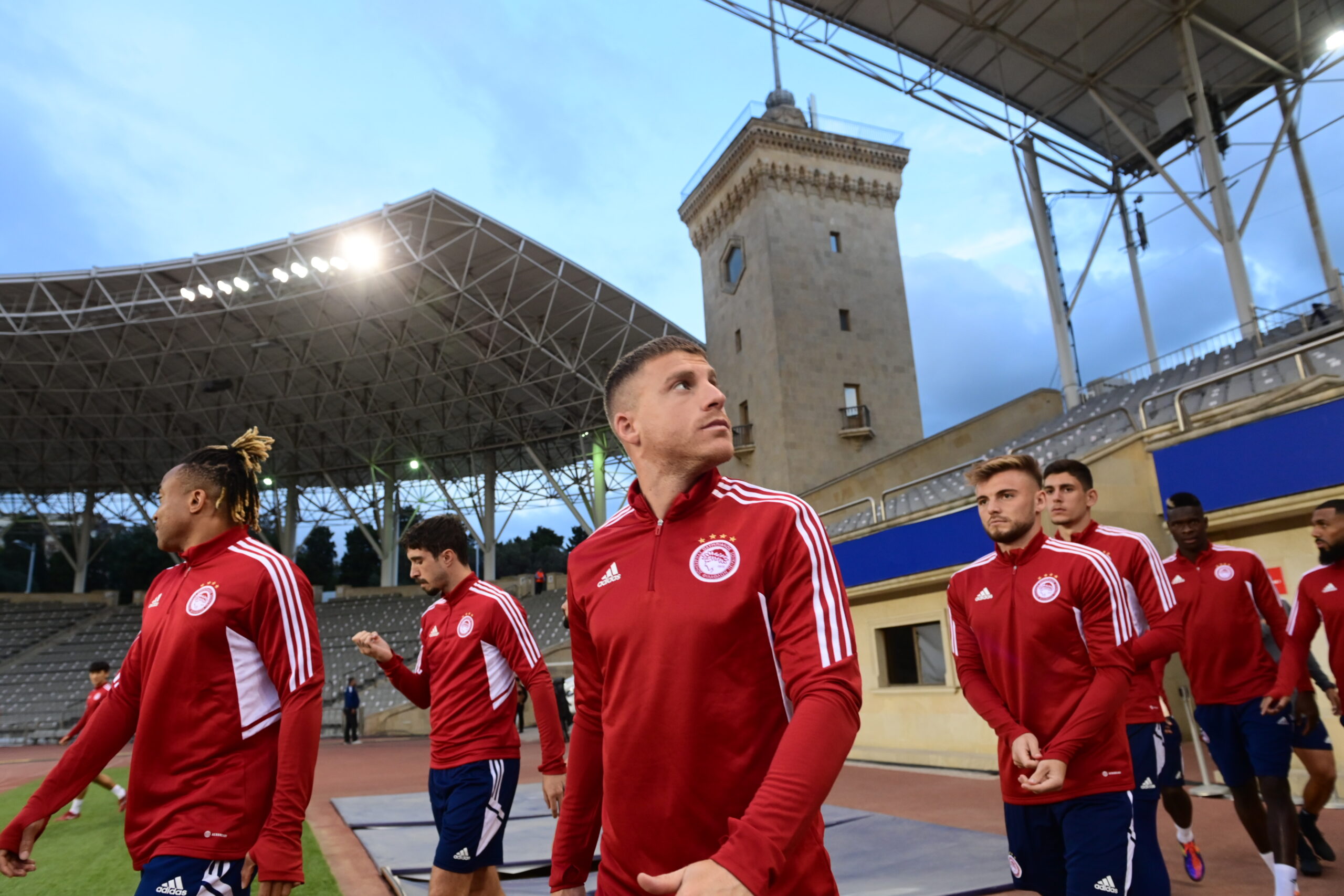 Η προπόνηση του Ολυμπιακού στο Αζερμπαϊτζάν (ΦΩΤΟρεπορτάζ)