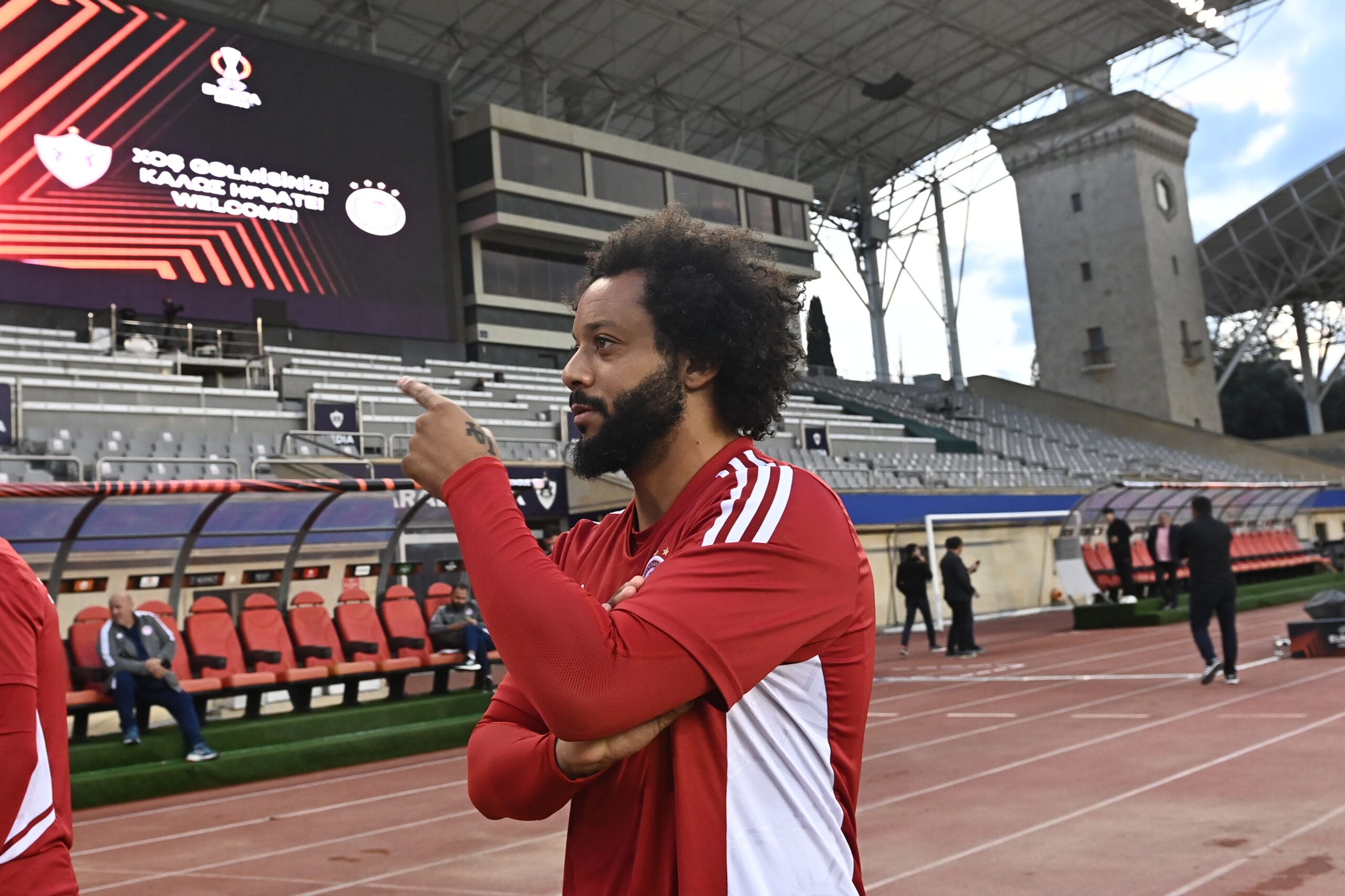 Η προπόνηση του Ολυμπιακού στο Αζερμπαϊτζάν (ΦΩΤΟρεπορτάζ)