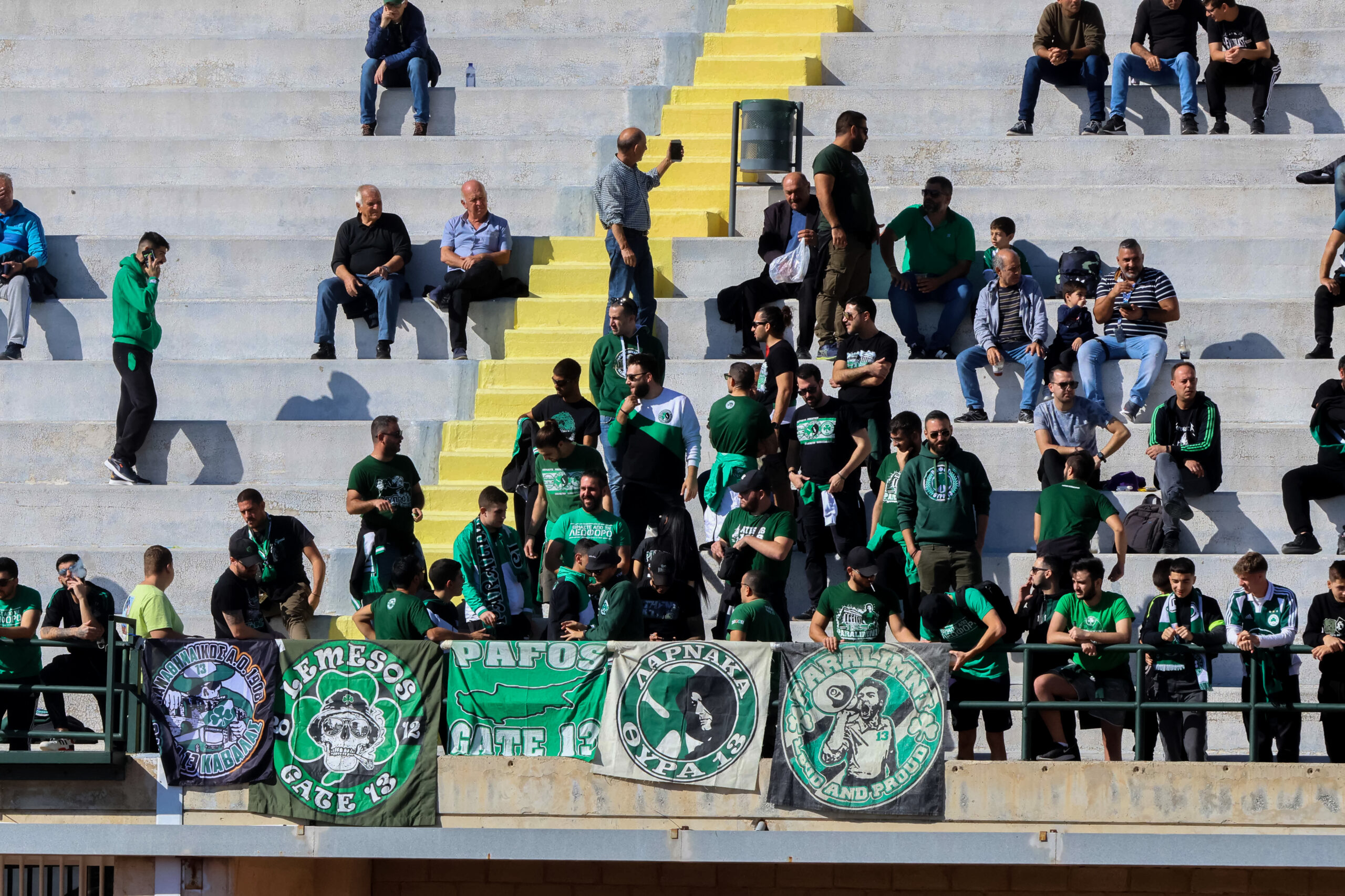 “Ζεστή” ατμόσφαιρα των φίλων του Παναθηναϊκού στην Κύπρο (ΦΩΤΟρεπορτάζ)