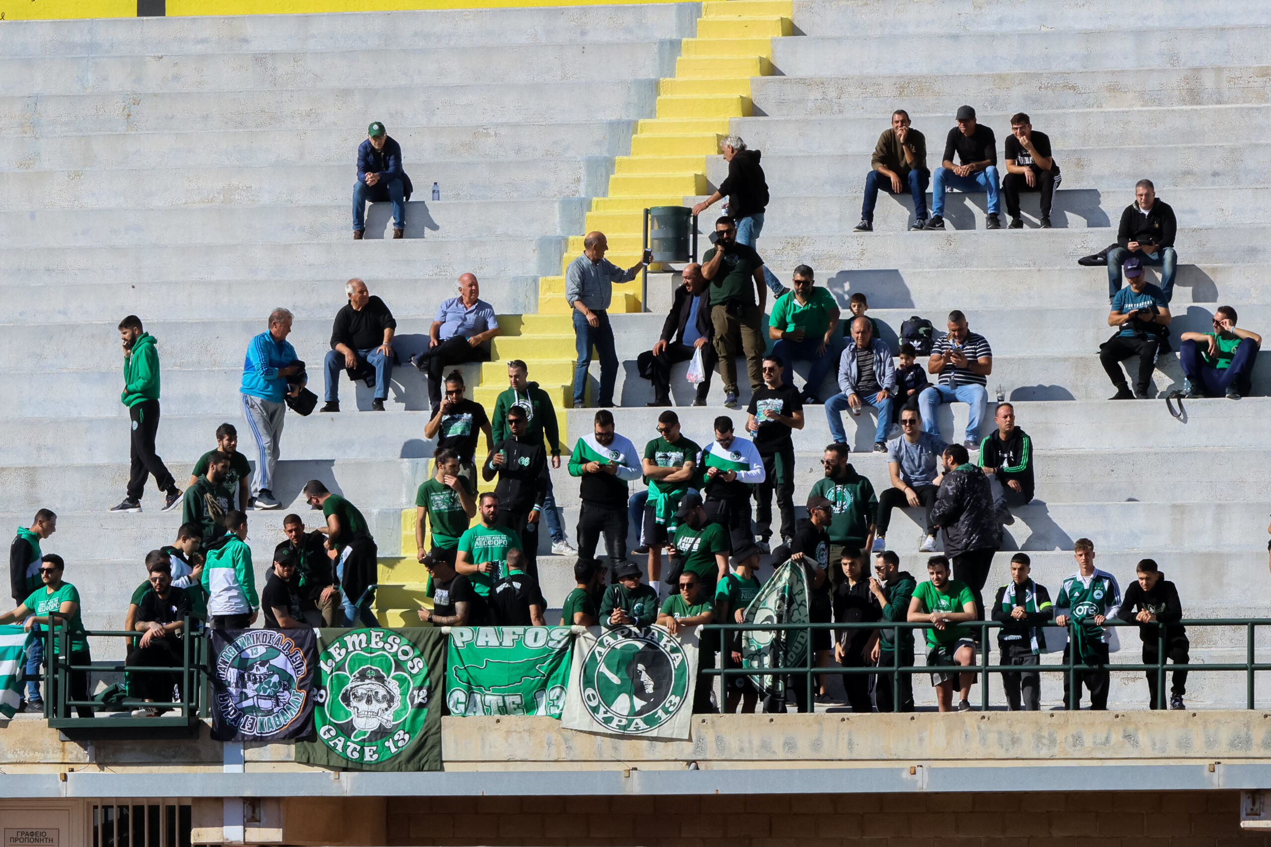 “Ζεστή” ατμόσφαιρα των φίλων του Παναθηναϊκού στην Κύπρο (ΦΩΤΟρεπορτάζ)